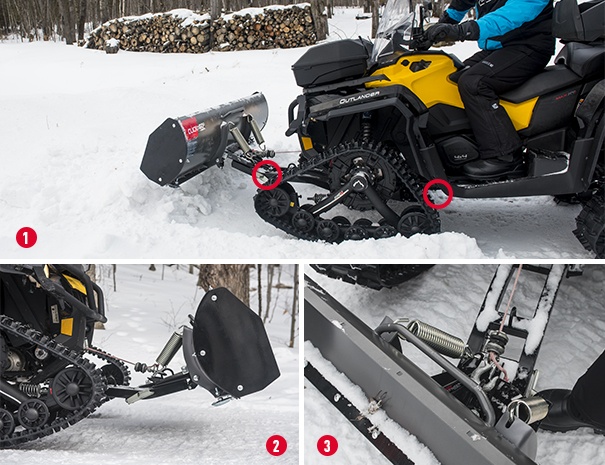 Click-N-Go ATV & Quad Snow Plow Canada | Kimpex Canada